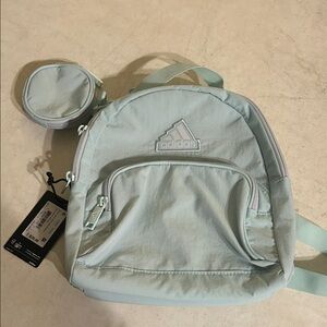 Adidas Halo Mint Green Must Have Mini Backpack with Pouch